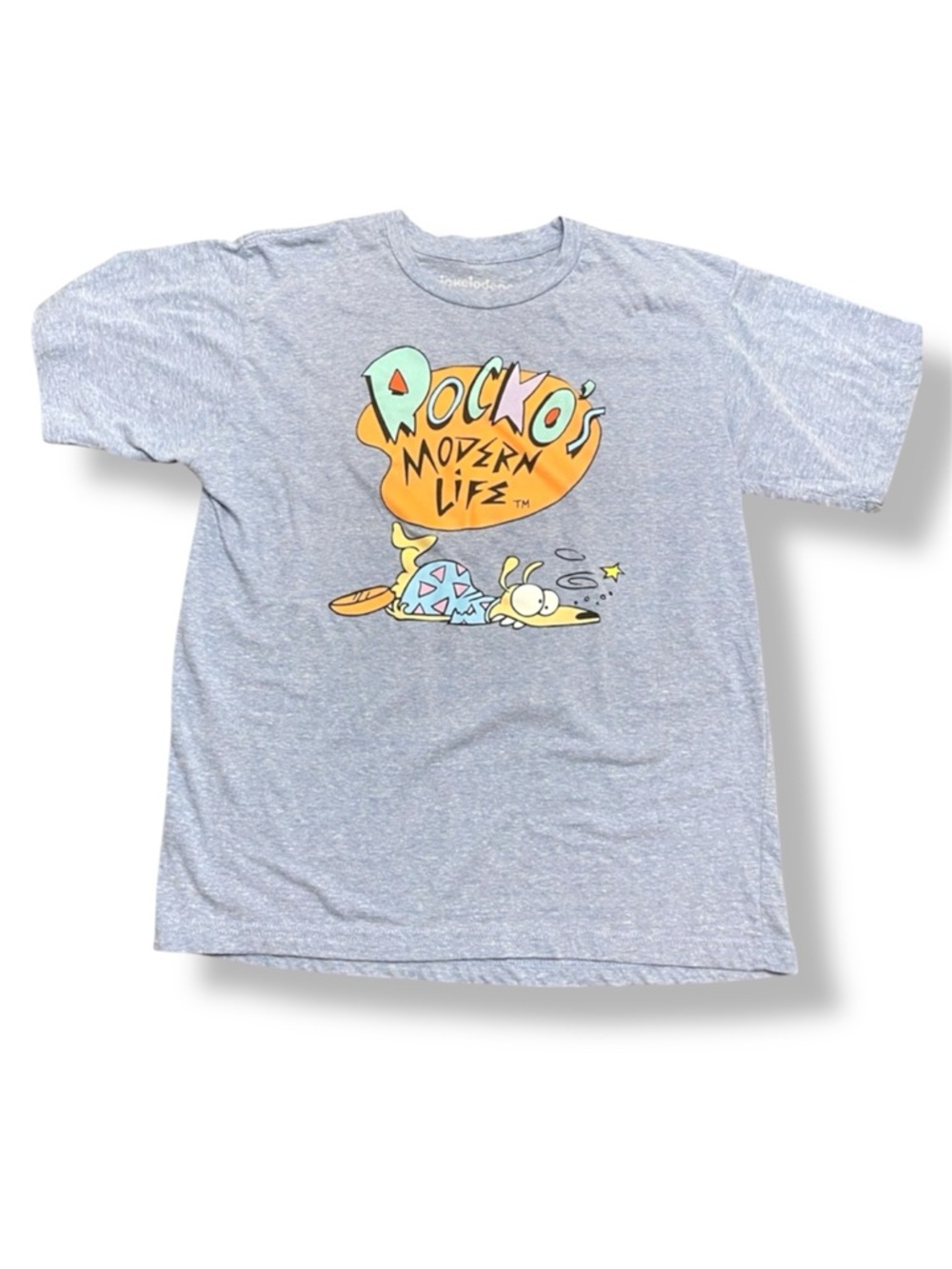 🧡 Nickelodeon Rocko’s Modern Life Graphic Tee Size Large Y2K vibe Cartoon Shirt